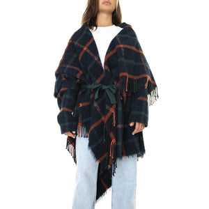 021SD35022 Poncho Scozzese Donna 021SD35022 -029097-01 . ALESSIA SANTI 