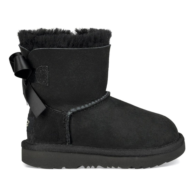 Mini Bailey Bow II Black - Stivaletti Bambino / Bambina Neri UGKBLBOWMBK1017397K  UGG 