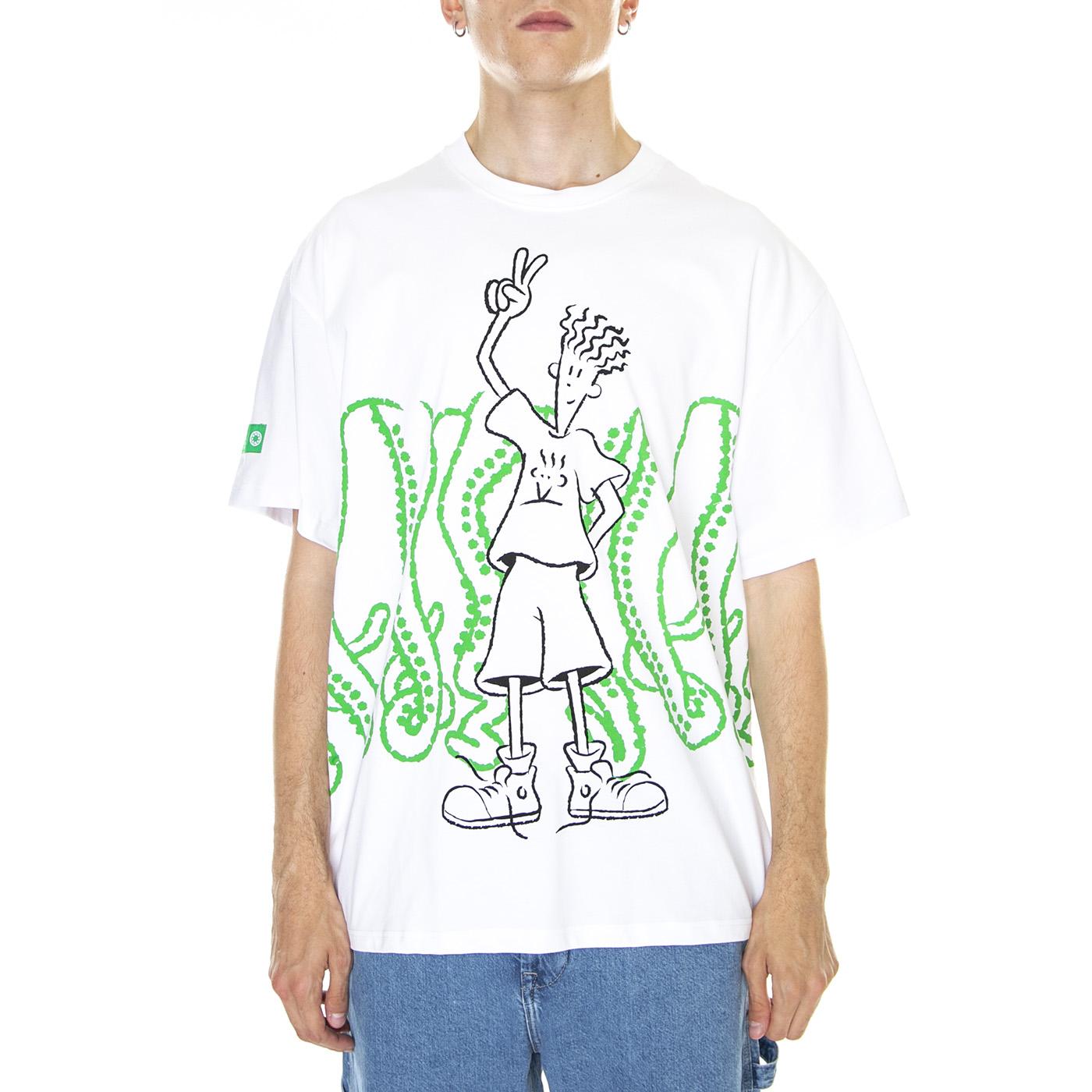 M' 7Up Victory Fido Dido Tee White - Maglietta Girocollo Uomo Bianca 23SOTS95-WHITE  OCTOPUS 