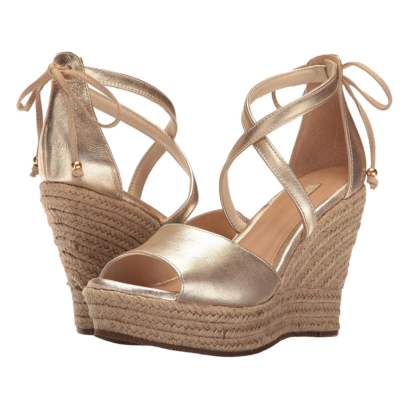 Womens Reagan Metallic Gold Sandals UGSREAGMGD1017799W  UGG 