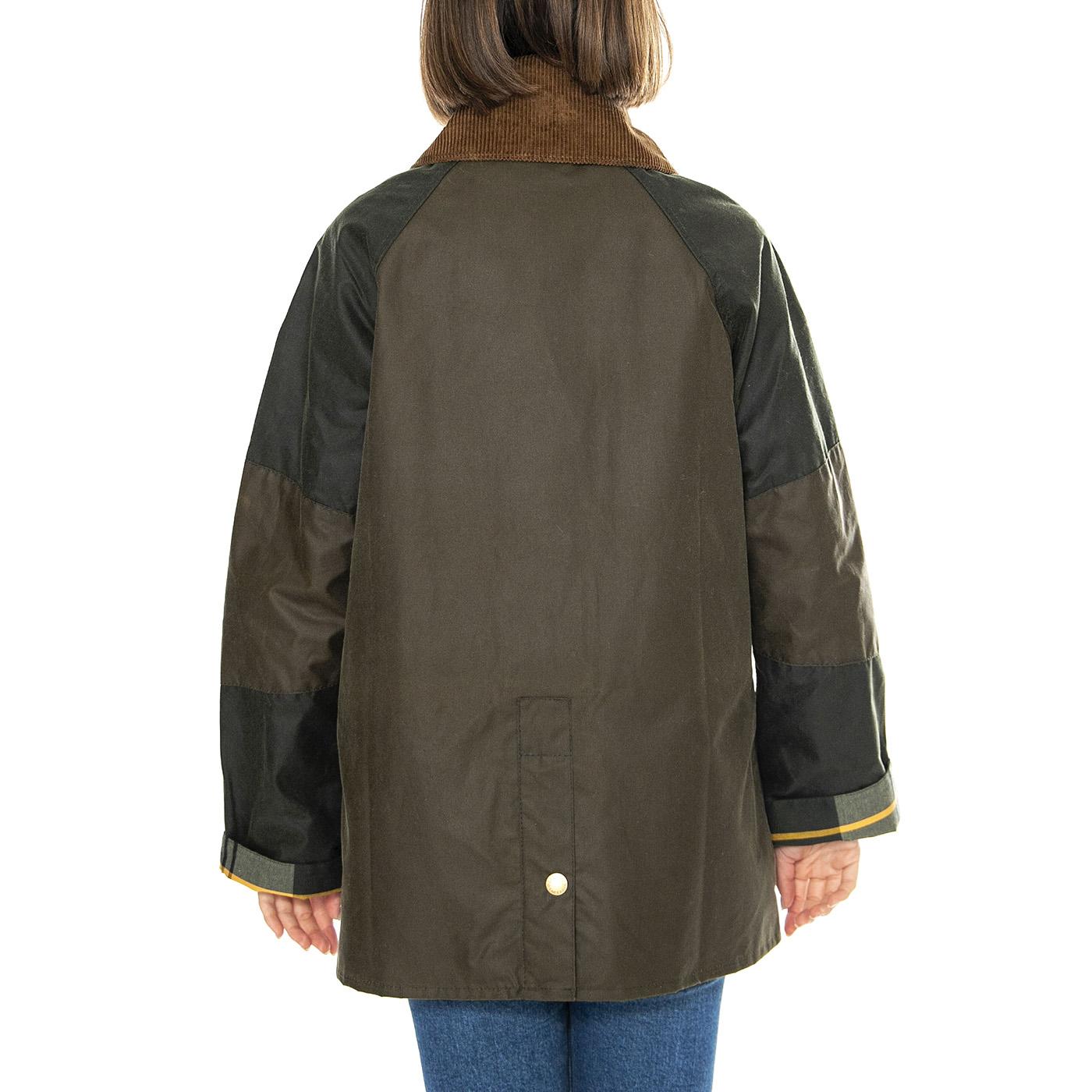 Allerston Wax Archive Olive / Beach / Ancient - Giacca Donna Verde LWX1396-OL99 . BARBOUR 