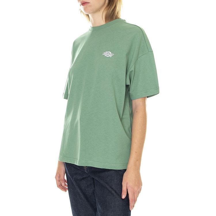 Summerdale Tee SS W Dark Ivy - Maglietta Girocollo Donna Verde DK0A4Y1BC971  DICKIES 
