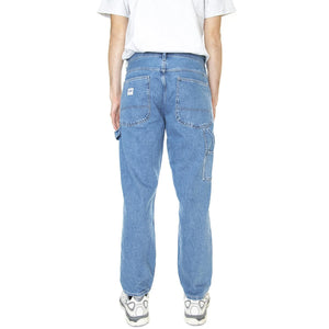 M' Carpenter Blue Lines Mid Blue - Pantaloni Denim Jeans Uomo Blu L75KOMB8  LEE 