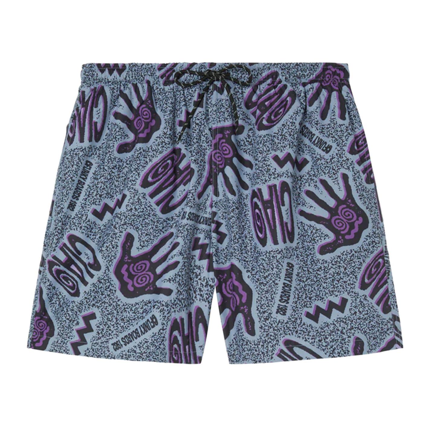 M' Ciao Swimtrucks Grey - Costume da Bagno Uomo Grigio / Multicolore SS23-Ciao Swimtrucks Grey  FUNKY 