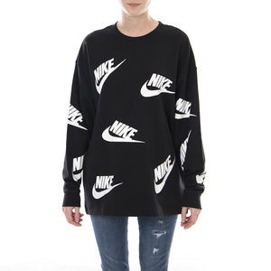 W NSW CREW FUTURA TOSS BLACK/WHITE AA3142-010  NIKE 