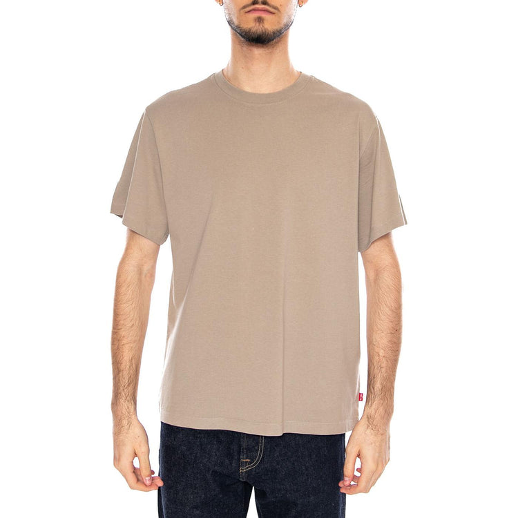 Softee - Vintage Khaki Tan - Maglietta Girocollo Uomo Verde 005GZ 0011 LEVIS 