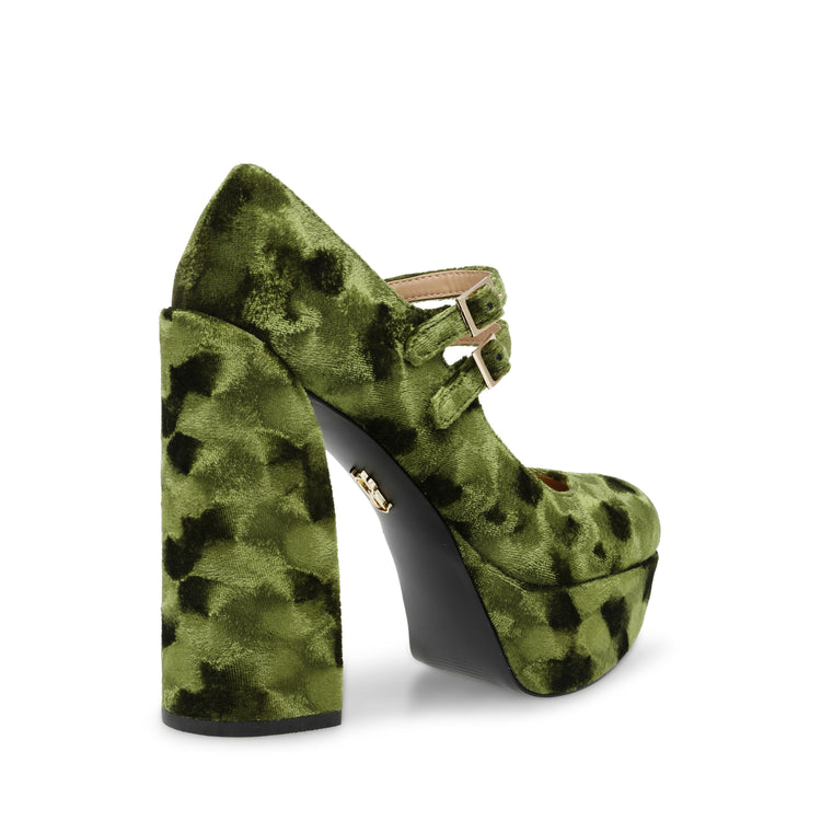 Charged-Up Grn Velvet - Scarpe in Velluto Donna Verdi / Multicolore SMSCHARGED-UP-GRN  STEVE MADDEN 