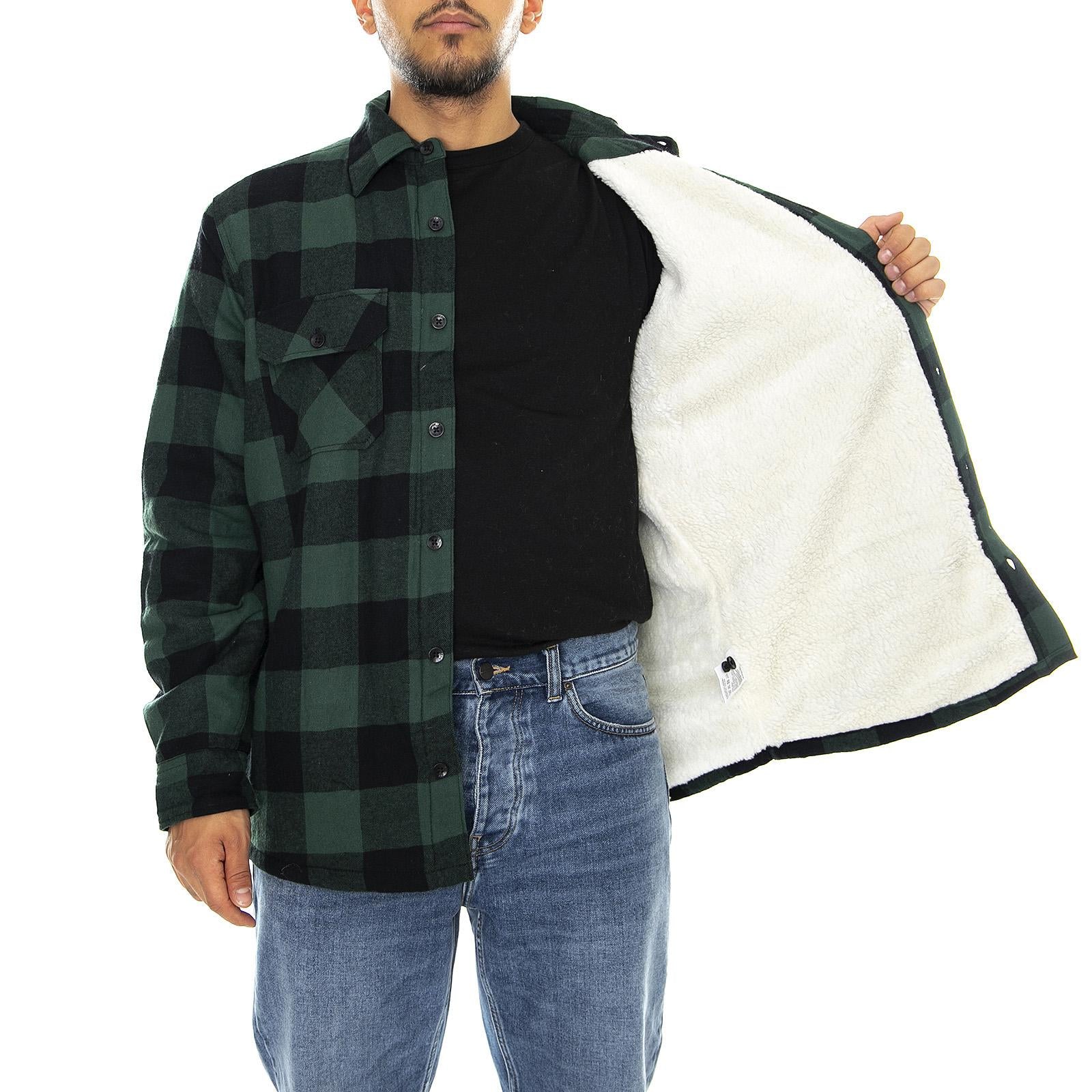 Lansdale Shirt - Pine Green - Camicia Uomo Verde 05 200292-PG . DICKIES 