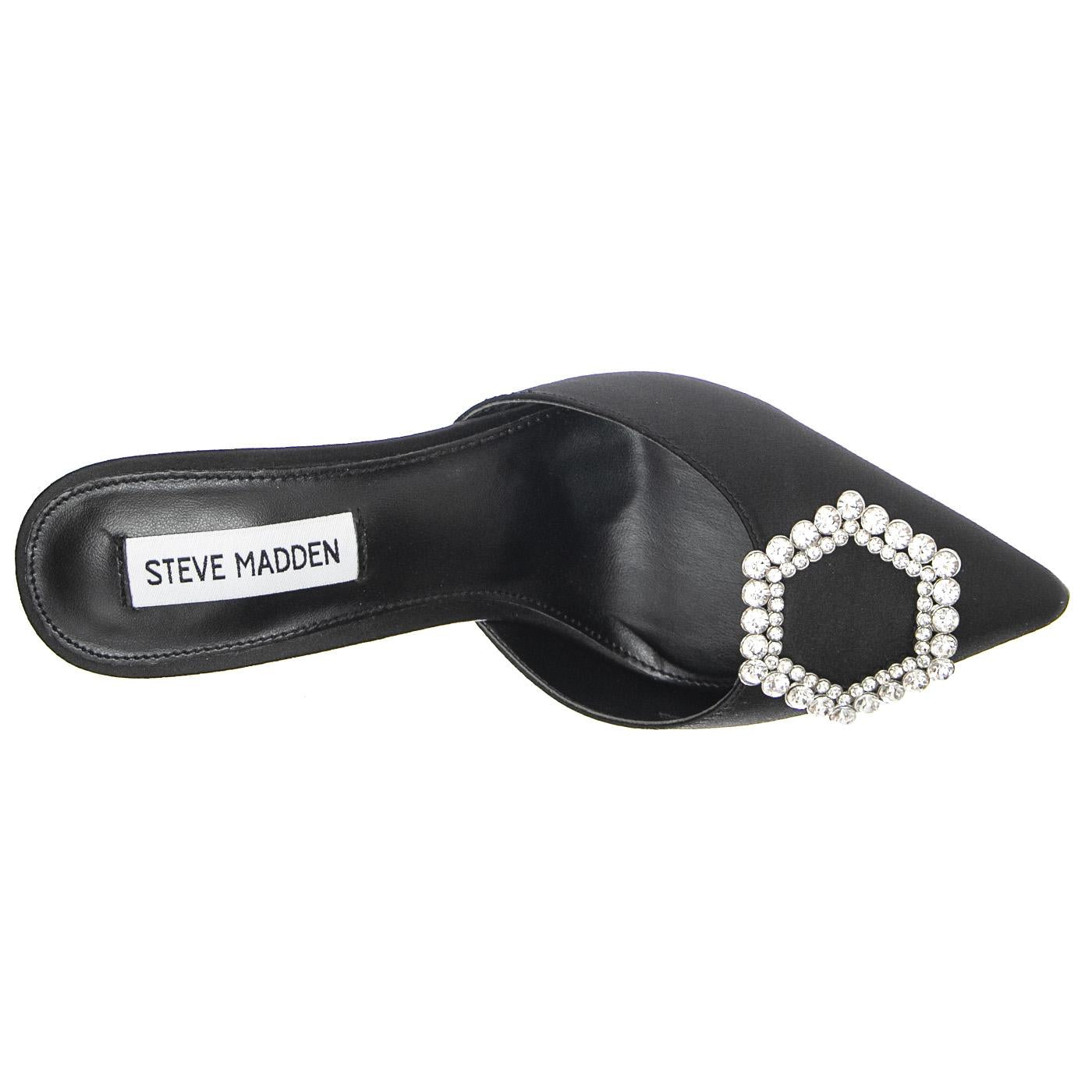 Luxe City Black Satin - Sandali Donna Neri SMSLUXE CITY-BLK  STEVE MADDEN 