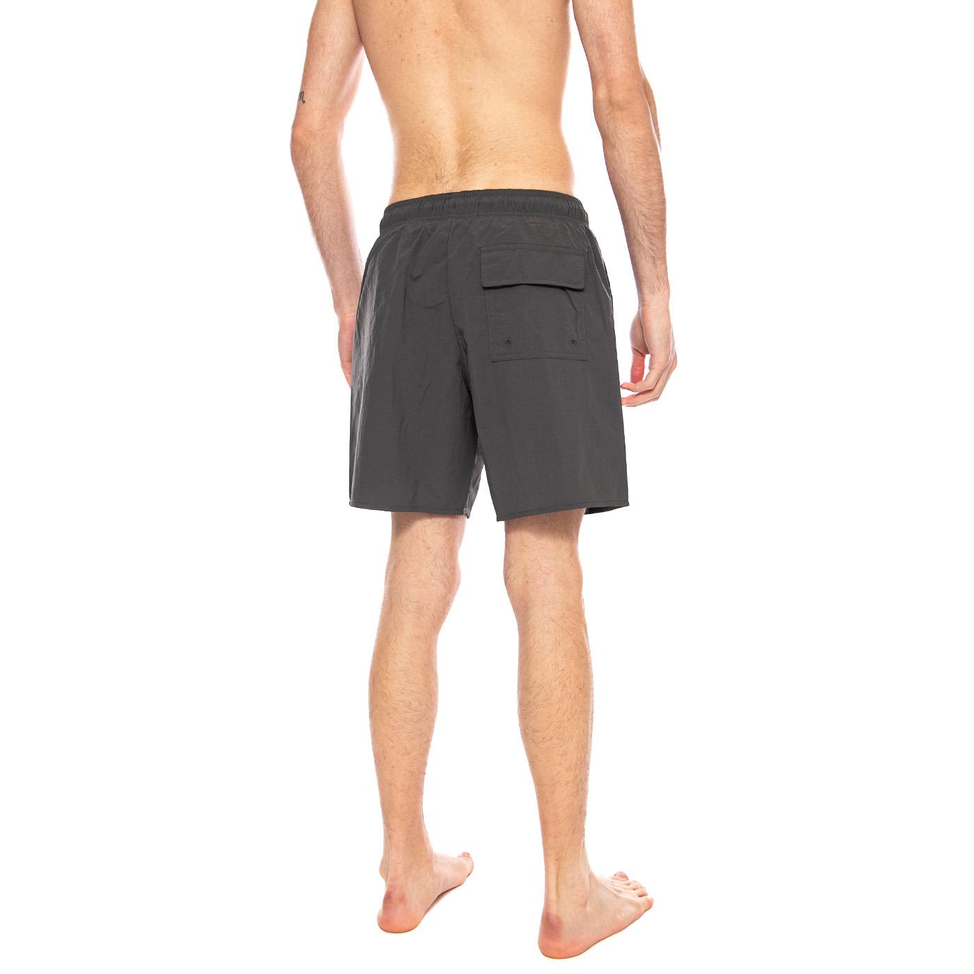 Plain Swim Short Gunmetal - Costume da Bagno Uomo Grigio SH1204VB W63 LYLE & SCOTT 