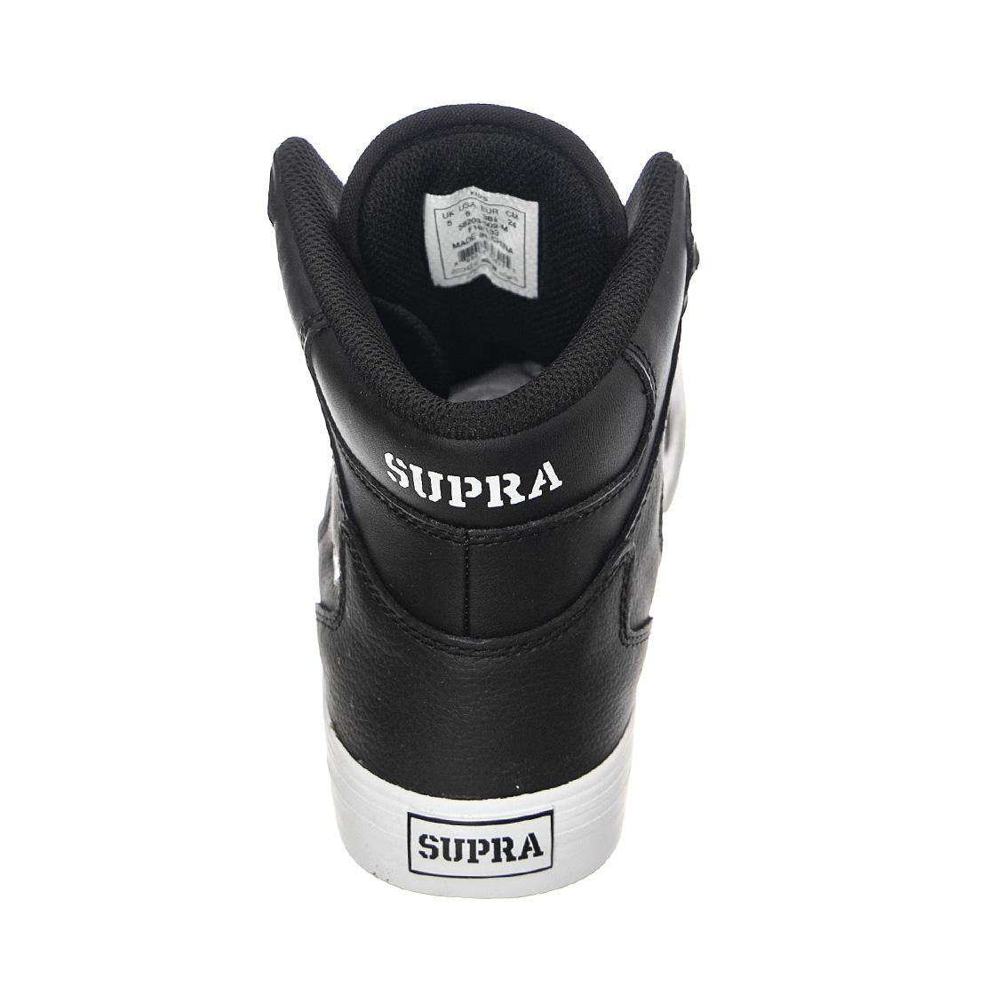 Kids Vaider - Scarpe Stringate Profilo Alto Bambino Nere 58203-002  SUPRA 