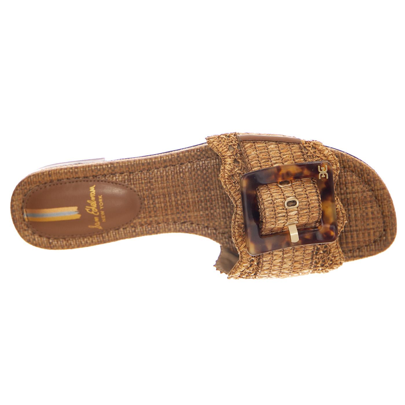 Bambi Cuoio - Sandali Donna Marroni SESBAMBI-I5216F1201  SAM EDELMAN 