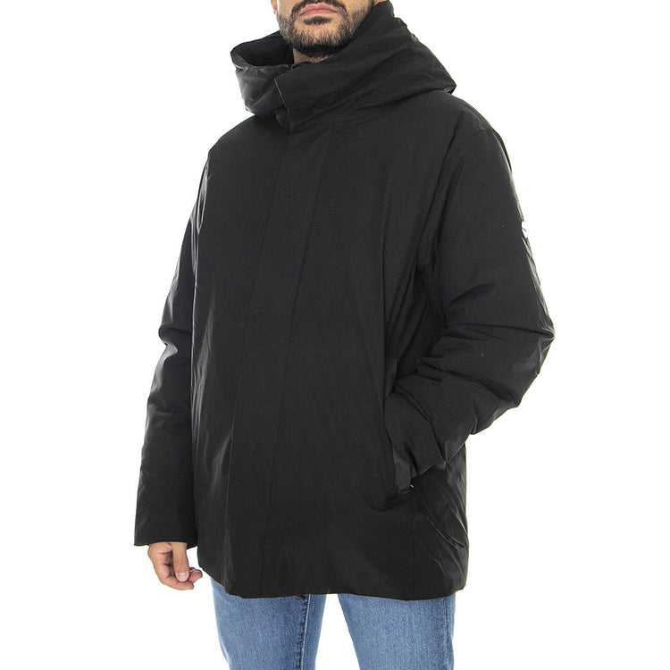 M´s Jacket Ennis Black T-Spin Light 5000 - Giacca Invernale con Cappuccio Uomo Nera 330432-110  ELVINE 