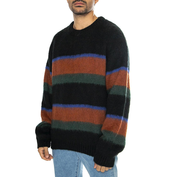 Merton Sweater Sundling Stripe, Deep H Brown - Maglione Girocollo Uomo Multicolore I033916.2C8XX  CARHARTT WIP 