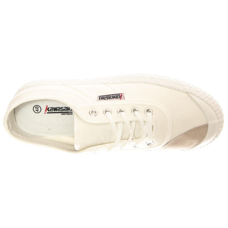 Original 3.0 White - Scarpe Stringate Profilo Basso Uomo Bianche KWS232427-1002  KAWASAKI 
