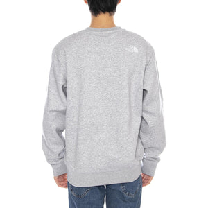 M Essential Relaxed Crew Grey - Felpa Girocollo Uomo Grigia NF0A89ET DYX1 THE NORTH FACE 