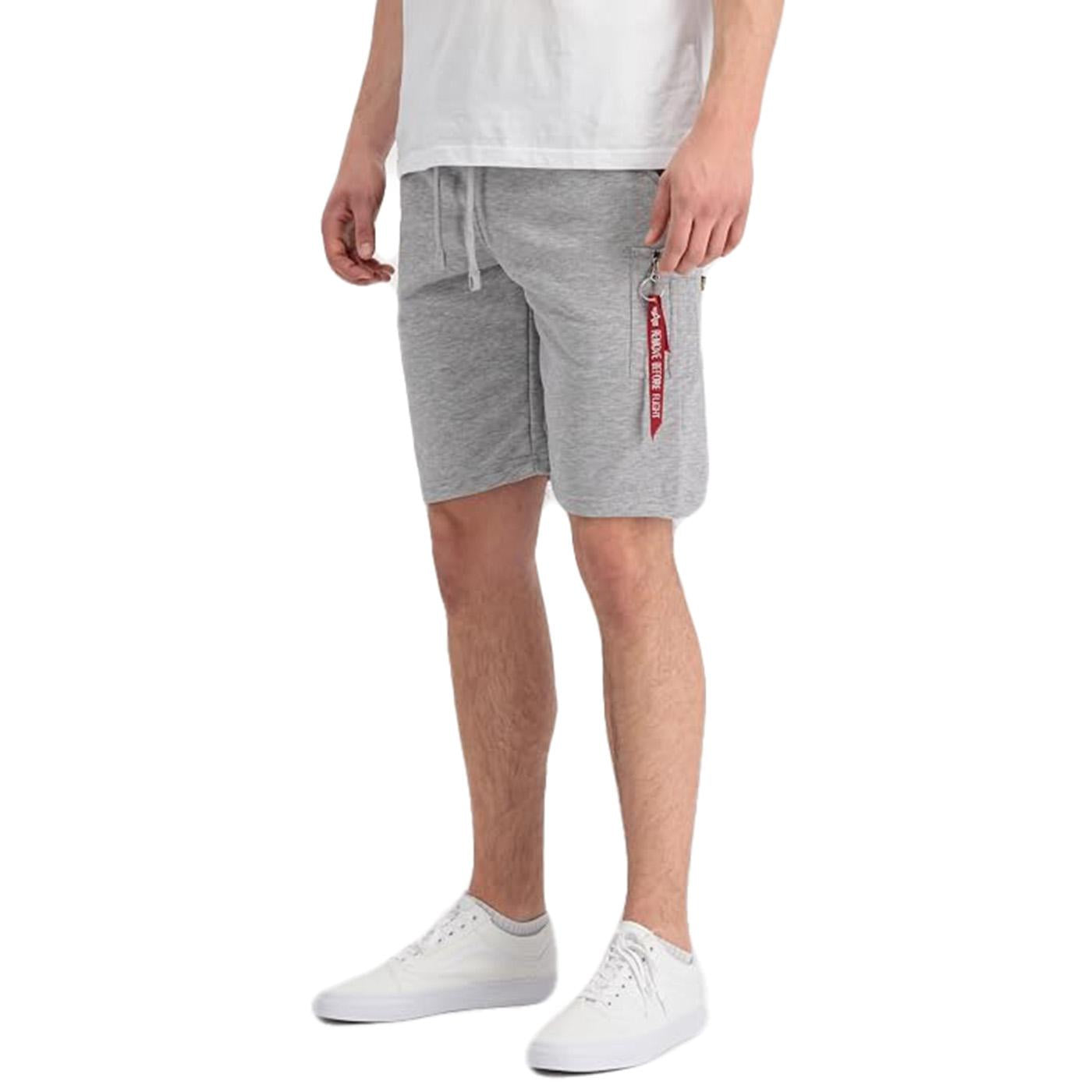 X-FIT GREY - Bermuda Cargo Uomo Grigi 166301-17 . ALPHA INDUSTRIES 