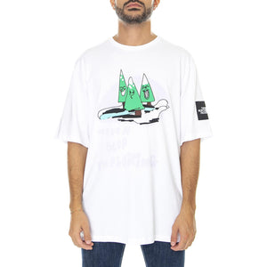 Graphic Tee Tnf White - Maglietta Girocollo Uomo Bianca NF0A7X3KFN41  THE NORTH FACE 