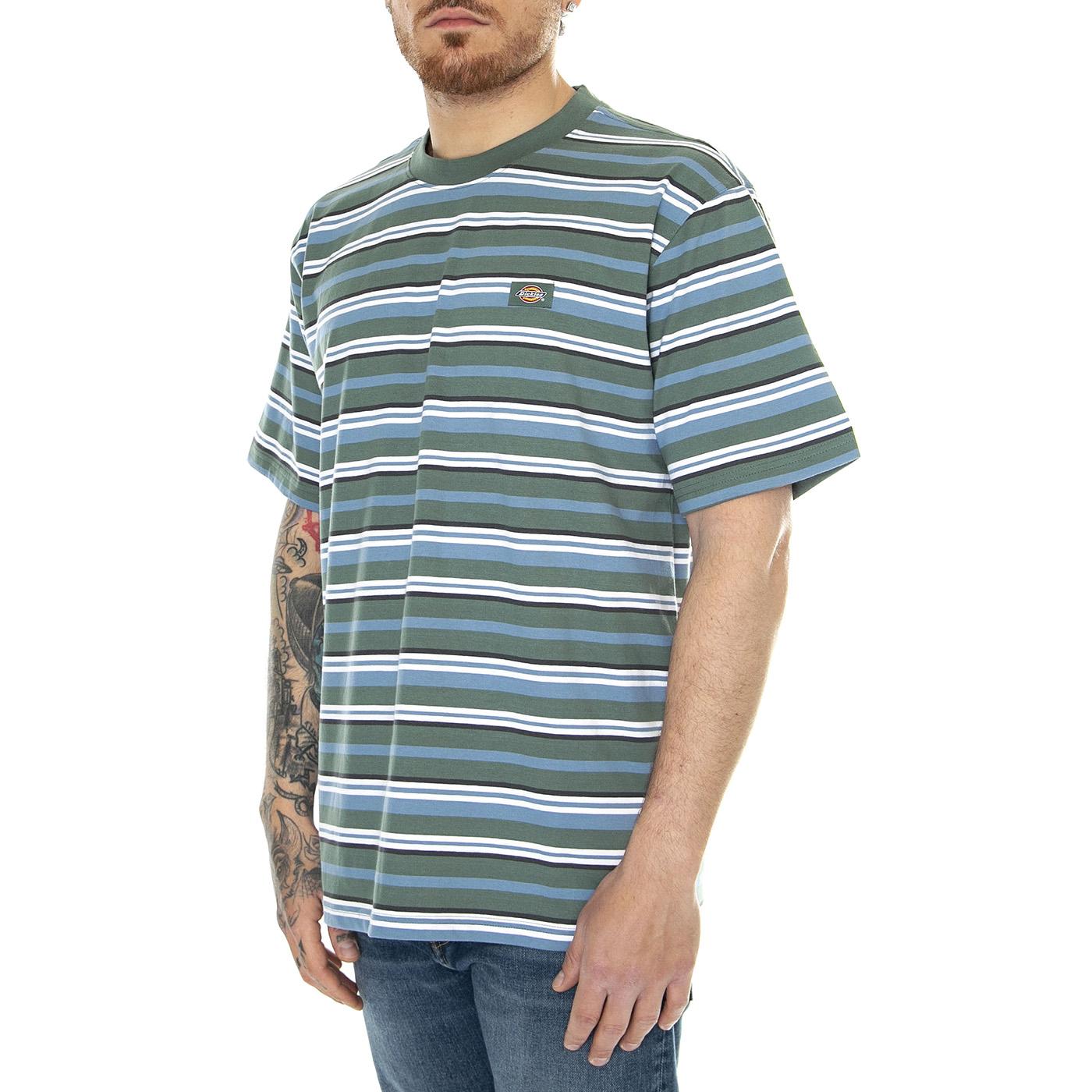 Glade Spring Tee Horizontal YD Stripe Coronet - Maglietta Girocollo Uomo Multicolore DK0A4YR1H591  DICKIES 