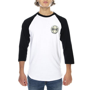  Converge 3/4 Baseball Top Black/White  INDEPENDENT 