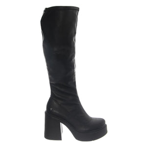 GOODBYE BLACK DRESS STRETCH PU - Stivali Alti Donna Neri WSSGOODBYE-BLK . WINDSOR SMITH 