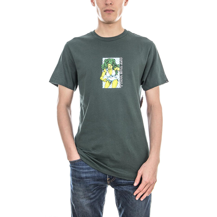 MN VANS X MARVEL SHE-HULK TEE DARKEST SPRUCE VA3HRWYDX  VANS 
