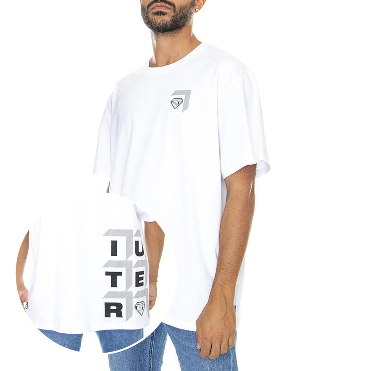 Depth Tee White - Maglietta Girocollo Uomo Bianca 22WITS08-WHITE  IUTER 