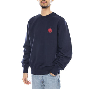 Beetle Sweat -- Felpa Uomo Girocollo Maritime Blue I035042.0DM.67. 0DM.67 EDWIN 