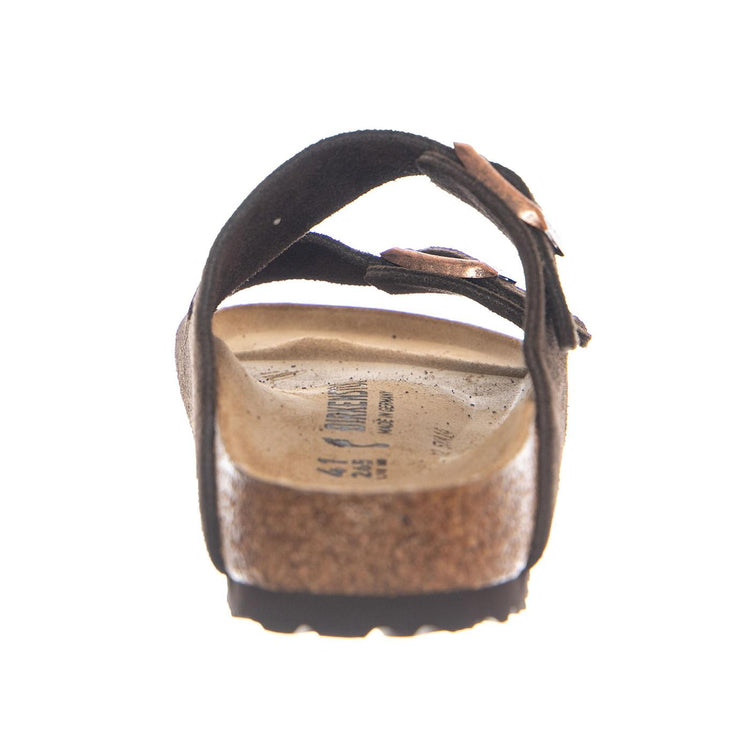 Arizona Suede Leather Narrow Fit Mocha - Sandali Uomo Marroni 1027083 MCH BIRKENSTOCK 