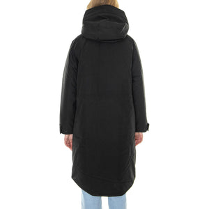 W´s Jacket Leonida Black Taslan - Giacca Invernale con Cappuccio Donna Nera 330751-110  ELVINE 