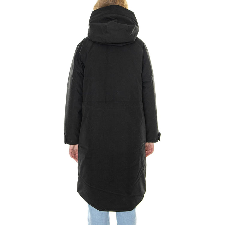 W´s Jacket Leonida Black Taslan - Giacca Invernale con Cappuccio Donna Nera 330751-110  ELVINE 