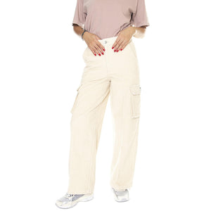Andrea Baggy Cargo Pant Clay - Pantaloni Donna Beige 242020100-CLY  OBEY 