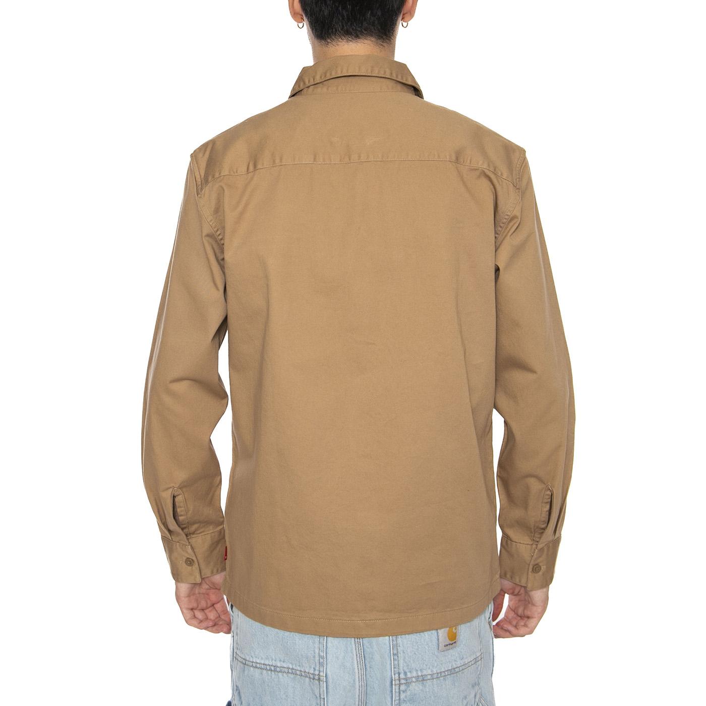 Autunno / Inverno - LS Workwer WW Tiger's Eye Twill Brown - Camicia Uomo Marrone 003O2-0001  LEVIS 