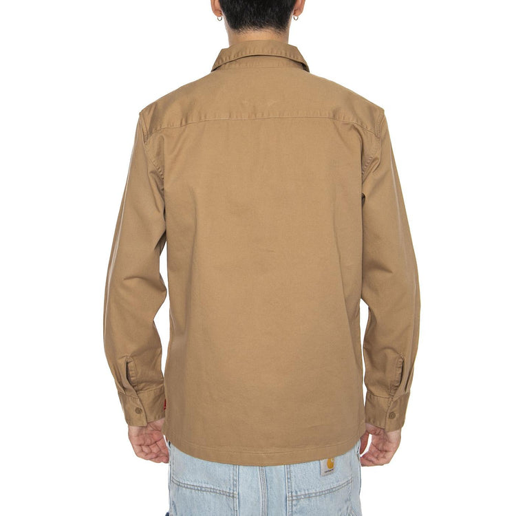 Autunno / Inverno - LS Workwer WW Tiger's Eye Twill Brown - Camicia Uomo Marrone 003O2-0001  LEVIS 