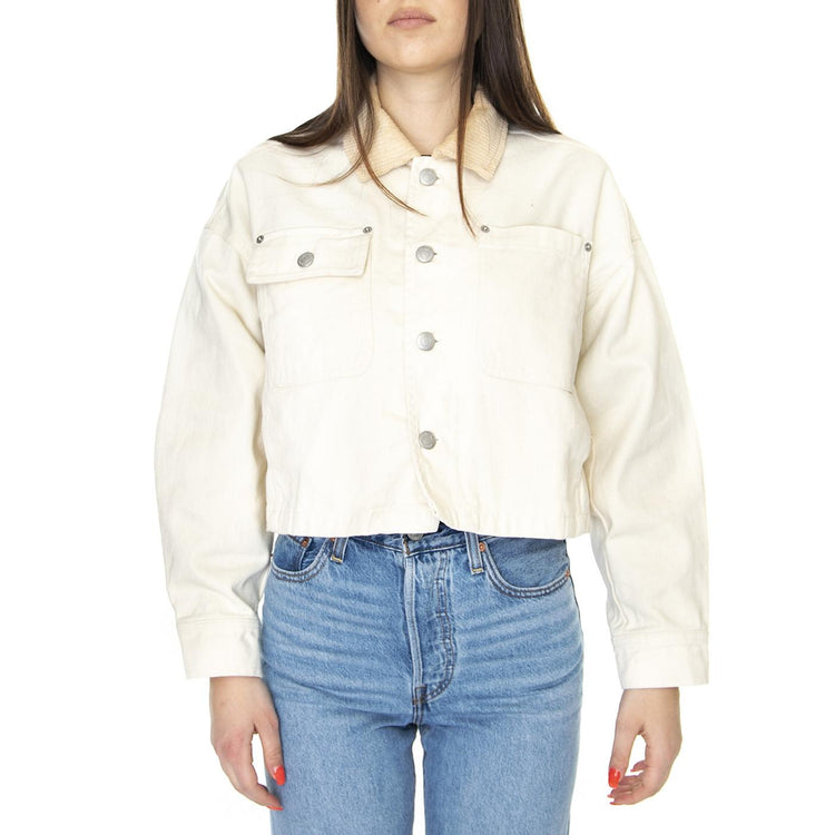 Trudy Work Jacket Unbleached - Giacca Estiva Donna Beige 221160035-UBL  OBEY 