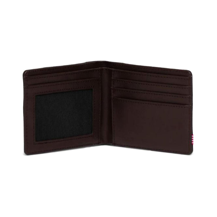 Hank Wallet Green / Chicory Coffee - Portafogli Multicolore 30068-04488-OS  HERSCHEL 