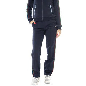 Pant.Tuta XF1647-166 Blue Pants - Pantaloni Donna Blu XF1647-166  LACOSTE 