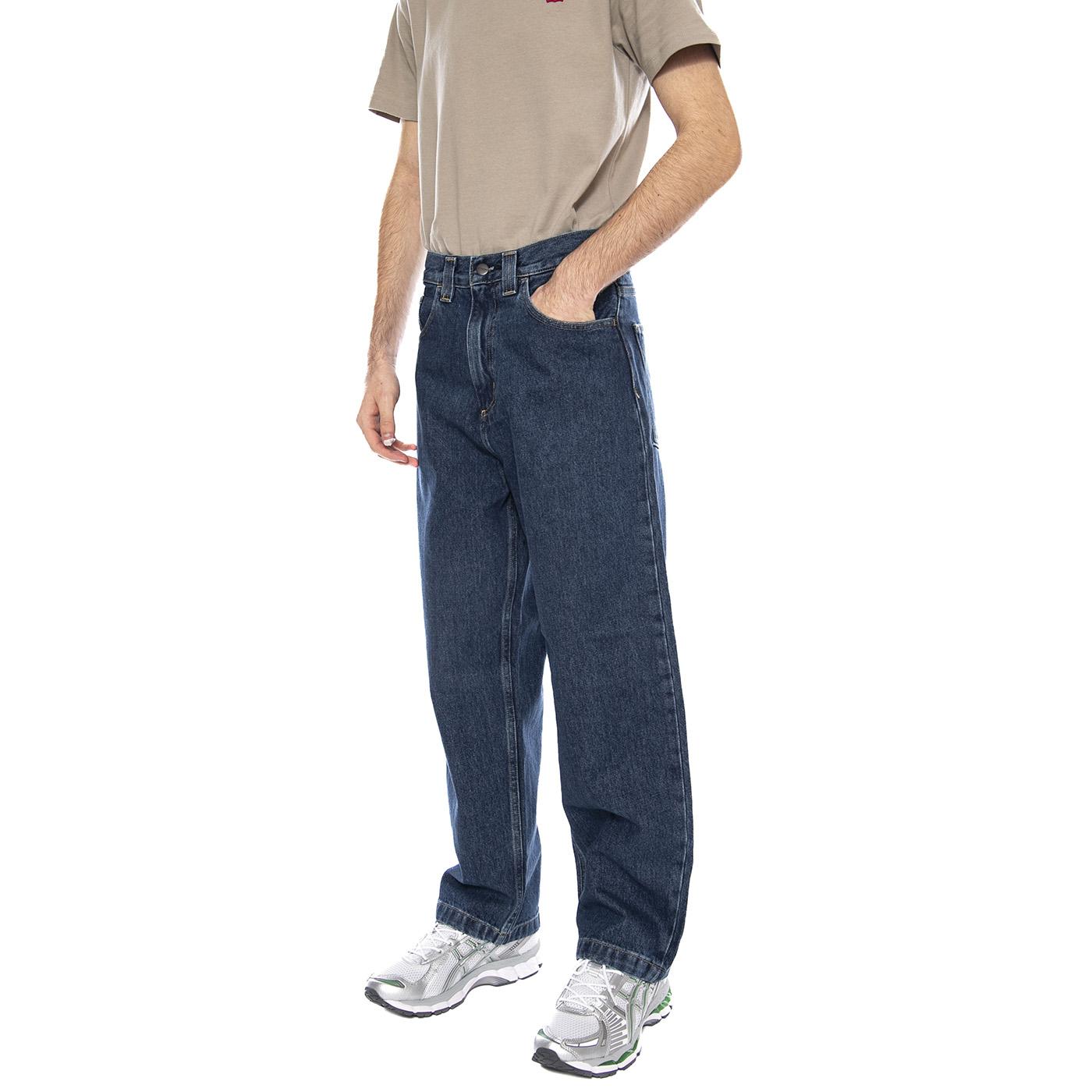 Brandon Pant - Pantaloni Denim Jeans Uomo Blu I035893 0106 CARHARTT WIP 