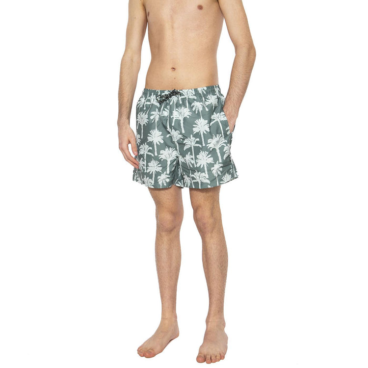 Tedswim Short Palms AOP Dark Forest - Costume da Bagno Uomo Verde 22028810-4421859  ONLY & SONS 