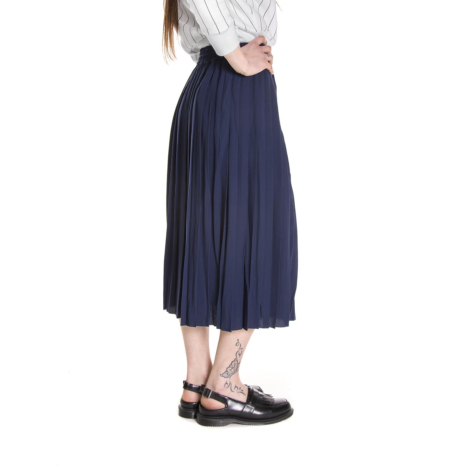 JUNIA MIDI SKIRT TWILLIGHT BLUE 141630145-683  MINIMUM 