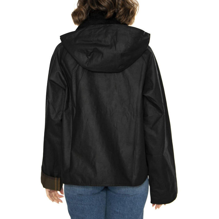 Reighton Wax Black / Classic Jacket - Giacca Donna Nera LWX1397-BK71 . BARBOUR 