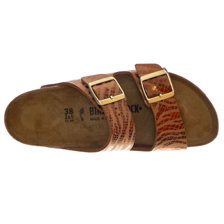 Arizona Zebra Pecan, Synthetics - Sandali Donna Marroni 1029509  BIRKENSTOCK 