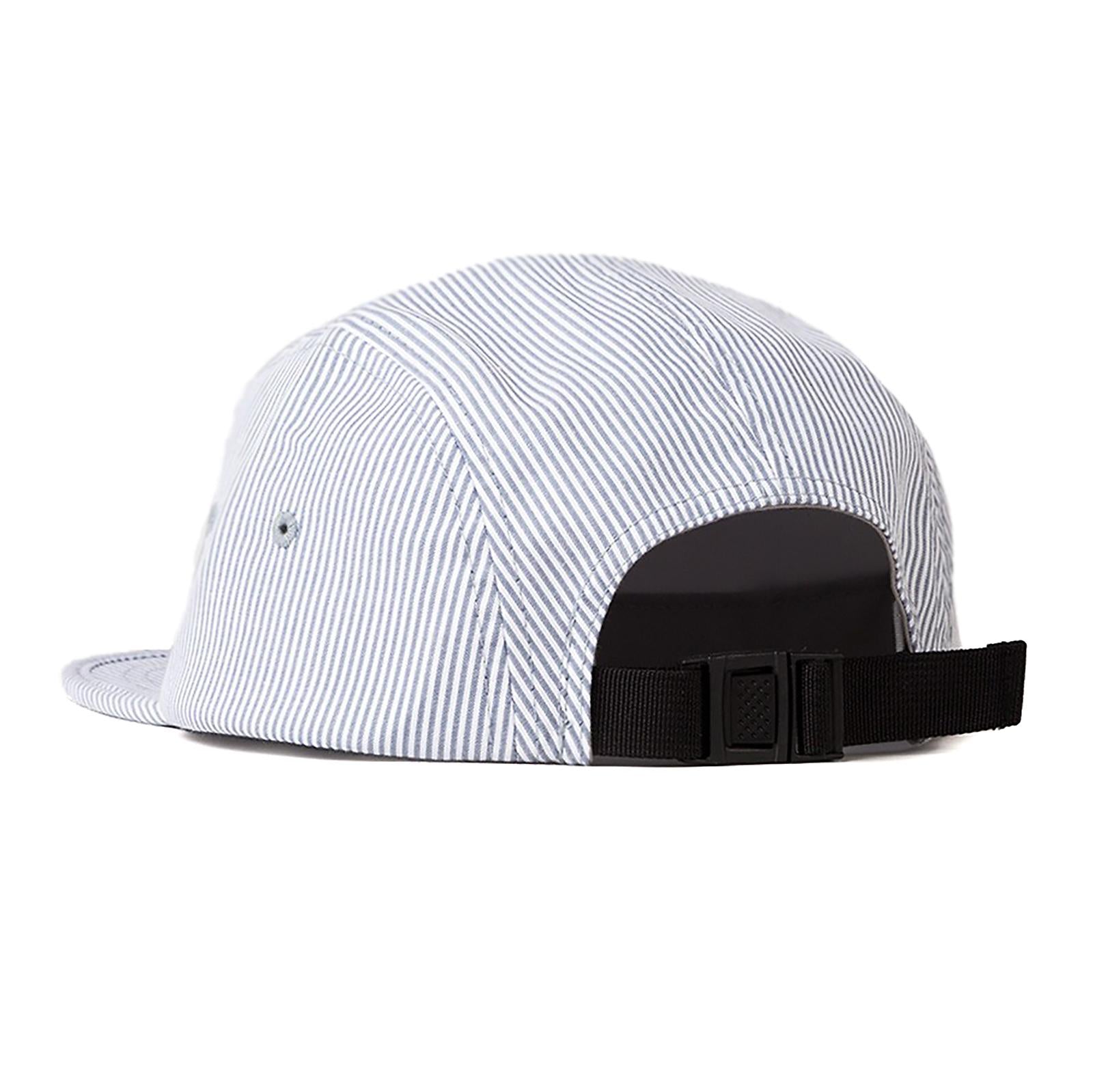 SEERSUCKER CAMP CAP GREY 132835-GREY  STUSSY 