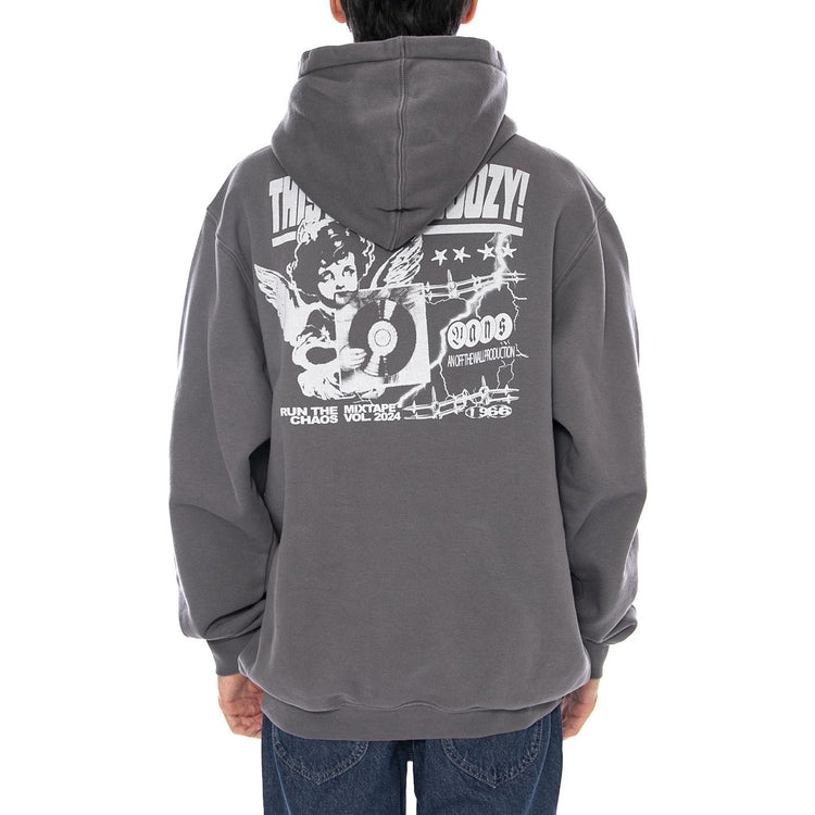Earthbound Loose PO Fleece -- Felpa con Cappuccio Grigia VN000RD7 1O71 VANS 