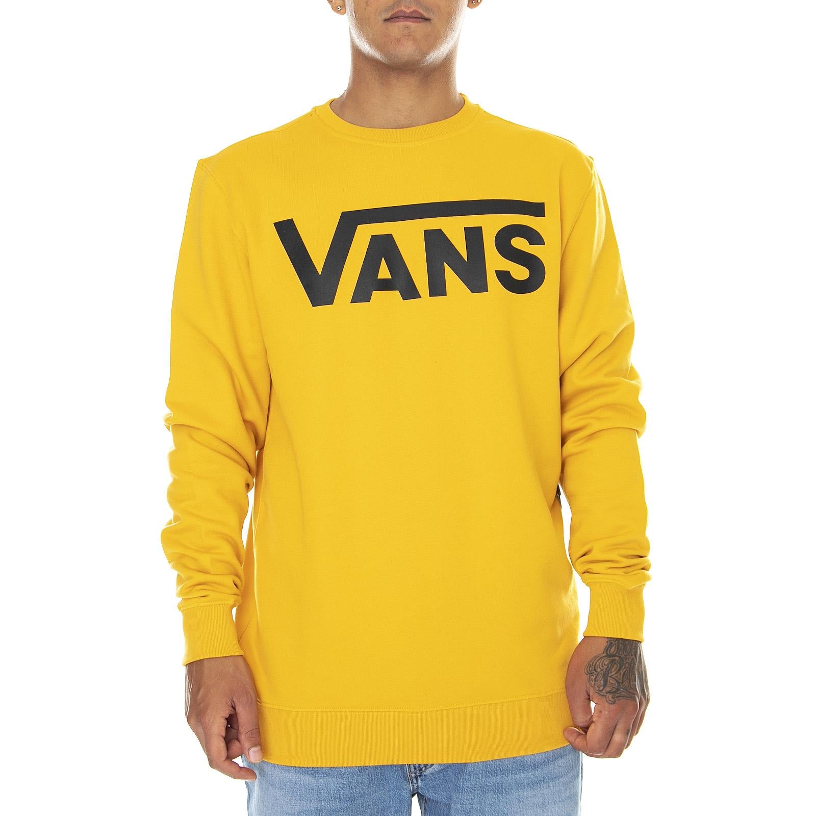 Classic II Crew - Felpa Girocollo Uomo Arancione VN0A456ALSV1  VANS 