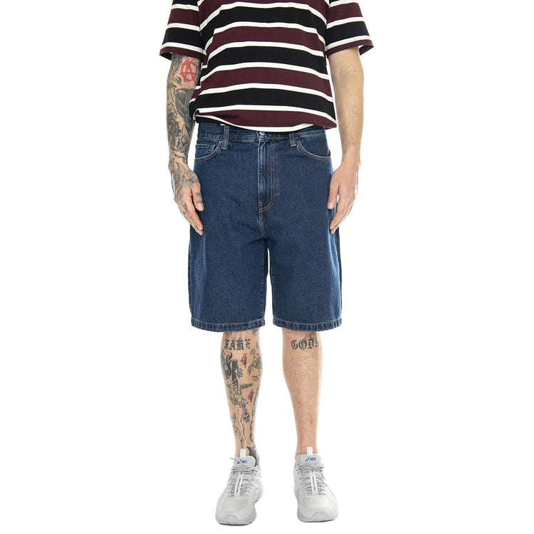 Landon Short Blue /stone washed - Bermuda Denim Jeans Uomo Blu I030469.0106  CARHARTT WIP 