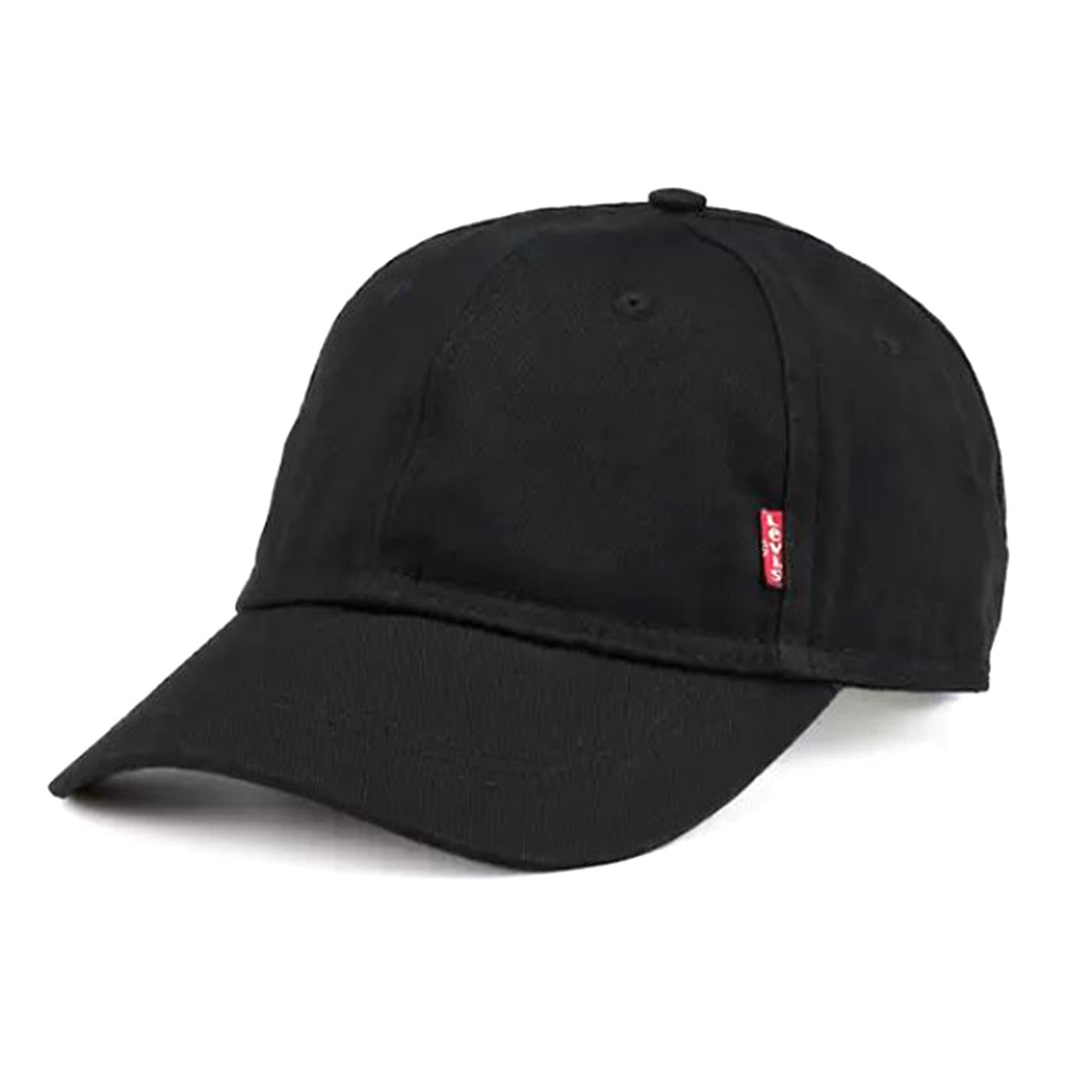 Red Tab Side Logo Baseball Hat - Black - Cappellino con Visiera Nero 219411-059 . LEVIS 