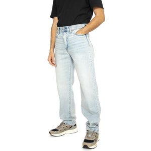 568 Losse Straight Baby Blue Essentials - Pantaloni Denim Jeans Uomo Blu 29037-0062  LEVIS 