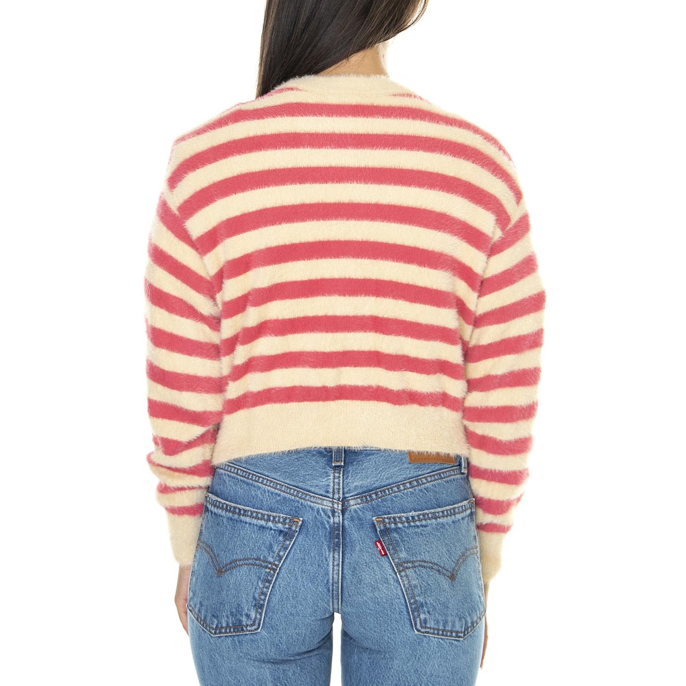 Cat Cardigan Jenny Stripe Marzipan Strip Pinks - Cardigan Donna Multicolore A3235-0010  LEVIS 
