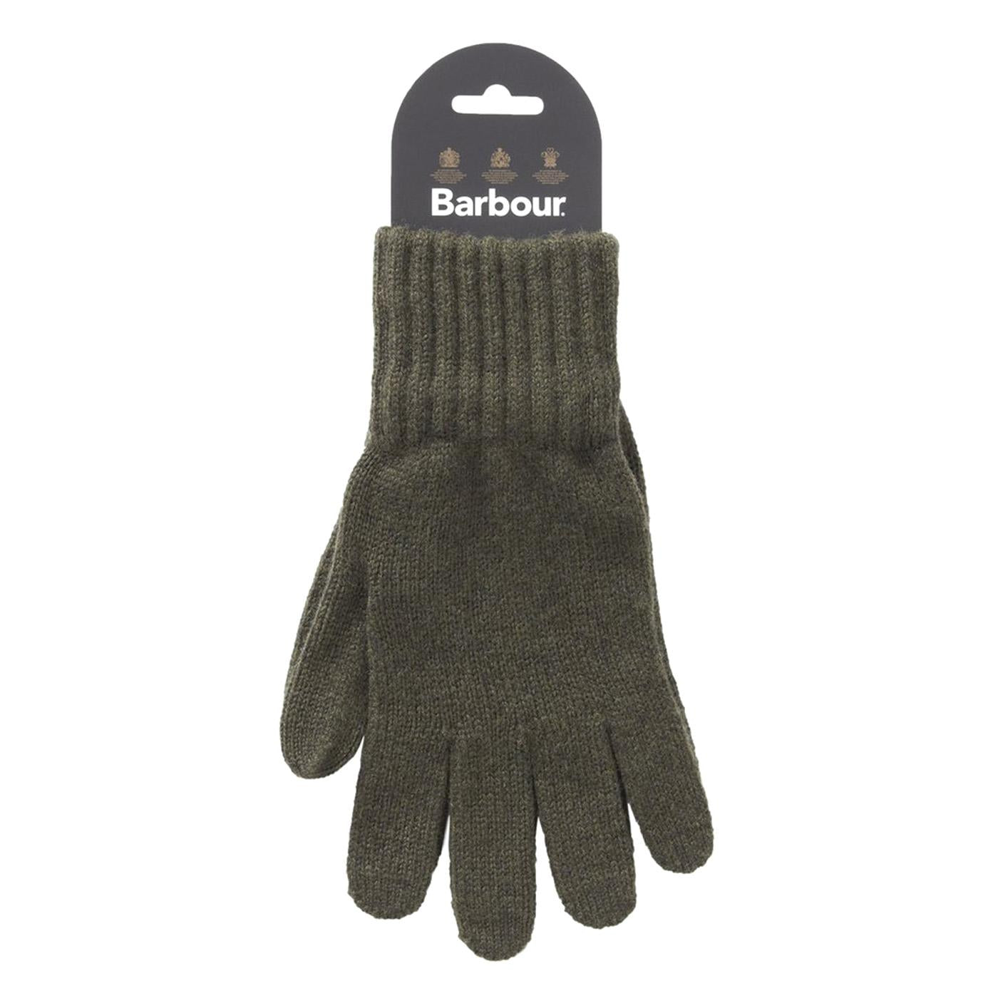Lambswool Gloves Olive - Guanti Verdi MGL0006-OL91-FW23  BARBOUR 